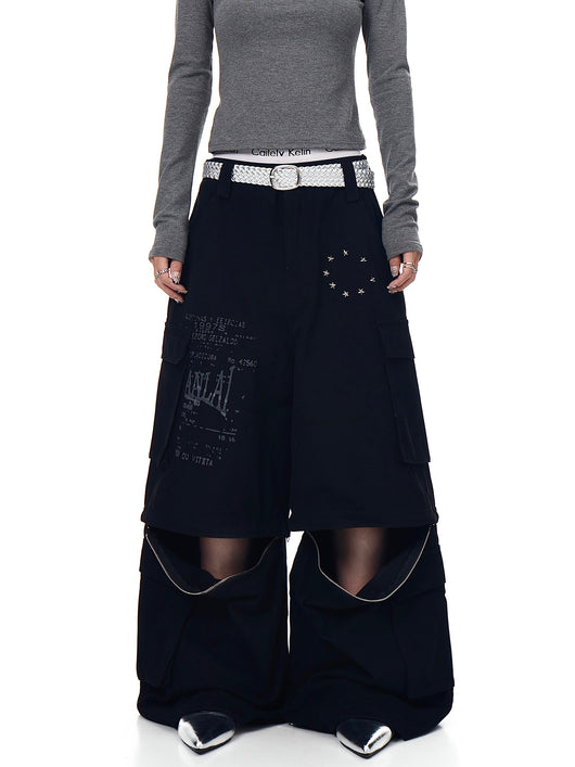 Pantalones Cargo Sueltos con Bolsillos Removibles - Image 6