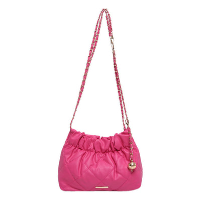 Bolso de Hombro con Cadena y Bordado de Diamantes para Mujer - Image 6