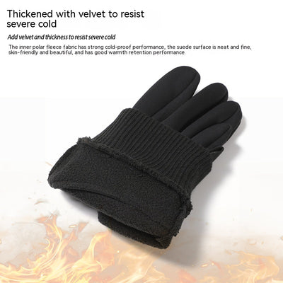 Guantes de Ciclismo Térmicos Acolchados Resistentes al Viento para Hombre - Image 14