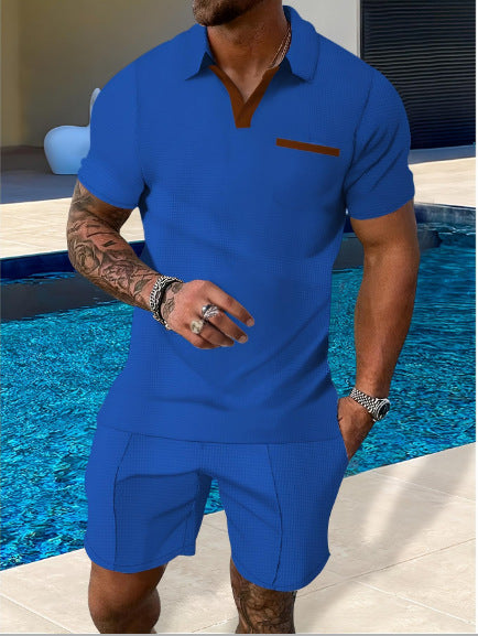 Polo 3D Suit Cuello Solapa Manga Corta Casual Elegante - Image 3