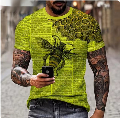 Camiseta 3D Hombre Estampado León Feroz - Diseño Personalidad Fashion - Image 12