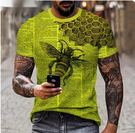 Camiseta 3D Hombre Estampado León Feroz - Diseño Personalidad Fashion - Image 12