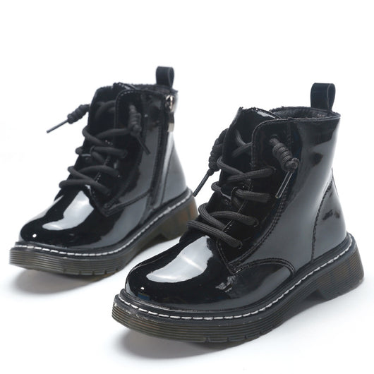 Botas Martin de Cuero para Niños Grandes - Estilo Bajo Clásico