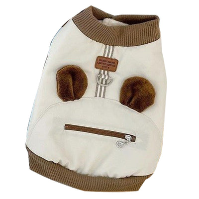 Abrigo Térmico para Perros y Gatos con Orejas 3D - Ropa de Abrigo Otoño Invierno - Image 5