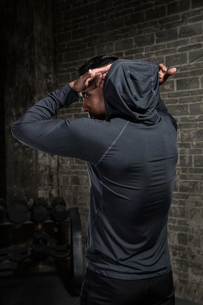 Traje de Entrenamiento Ajustado de Manga Larga con Tecnología Stretch - Image 3