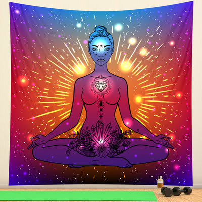 Tapiz Nórdico de Impresión Digital para Pared - Decoración Yoga y Meditación - Image 8