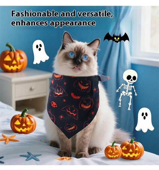 Baberos Triangulares Estampados de Halloween para Bebés - Image 8