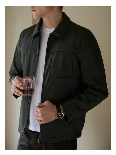 Chaqueta Casual con Cuello de Solapa y Forro Polar Térmico - Image 10