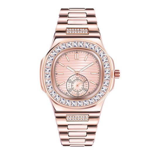 Reloj de Hombre con Banda Aleación y Diamantes - Regalo Elegante - Image 6