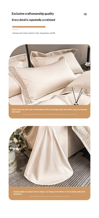 Juego de Cama 100% Algodón con Sábanas, Funda Nórdica y Bajera - Image 13