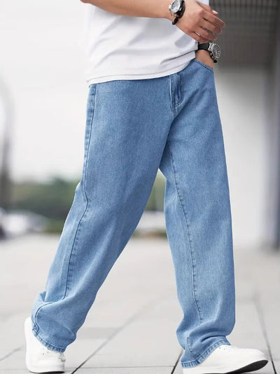 Pantalones Vaqueros Holgados Rectos para Hombre - Image 4