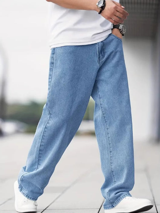 Pantalones Vaqueros Holgados Rectos para Hombre - Image 4
