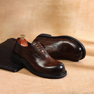 Zapatos Oxford de Cuero Premium para Hombre - Comodidad y Elegancia Ejecutiva