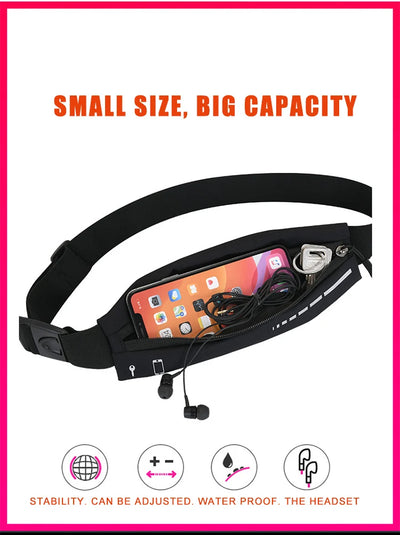Riñonera Deportiva Impermeable con Bolsillo para Teléfono - Image 13