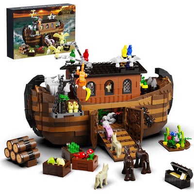 Set de Bloques de Construcción Serie Barcos - Juguete Armable Educativo