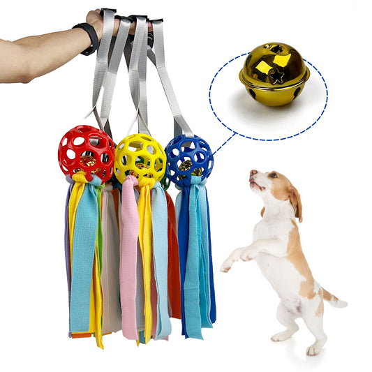 Pelota Interactiva Hueca con Sonido para Perros y Gatos - Juguete Educativo con Campana