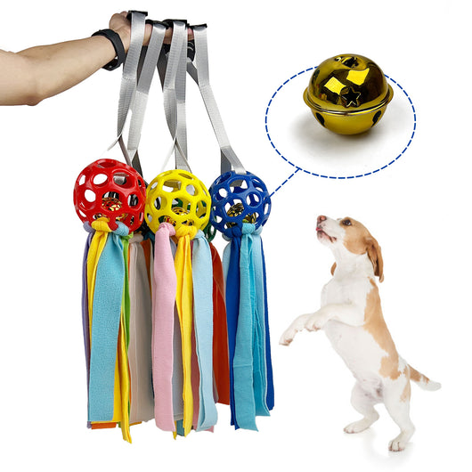 Pelota Interactiva Hueca con Sonido para Perros y Gatos - Juguete Educativo con Campana