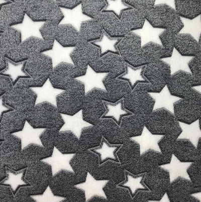 Tela Franela Jacquard Reversible con Estrellas de Cinco Puntas - Image 5