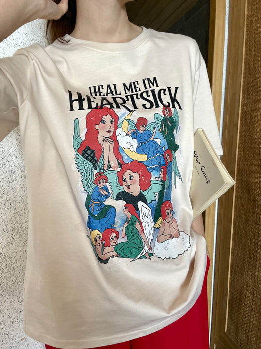 Playera Estampada Suelta y Ajustada para Mujer - Cuello Redondo Manga Corta - Image 3