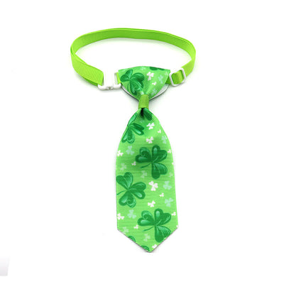 Corbata para Mascotas con Moño de Trébol de Cuatro Hojas - Día de San Patricio - Image 10