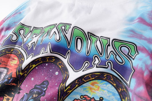Remera Tie Dye Calavera Religiosa Estampada Manga Larga - Image 11