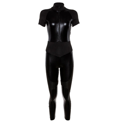 Jumpsuit de Yoga y Fitness con Costura Decorativa - Manga Corta y Cintura Ajustada - Image 10