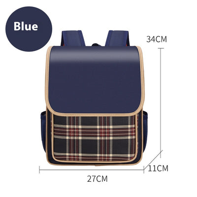 Mochila Escolar Impermeable con Descompresión Estilo Británico para Preescolar - Image 6