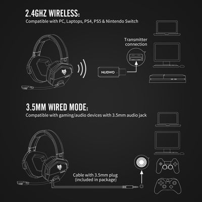 Auriculares Gaming Inalámbricos con Cancelación de Ruido - Image 4