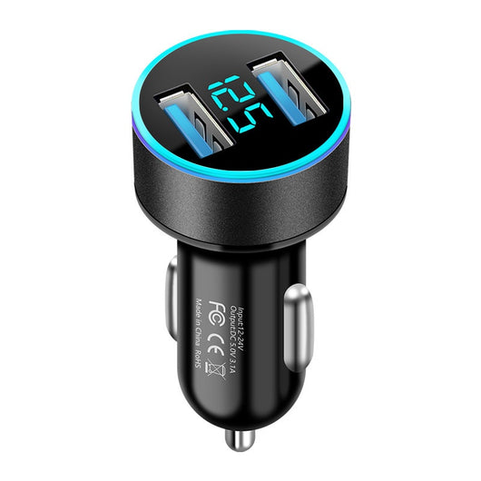Cargador Vehicular Dual USB de Carga Rápida Invisible - Protocolo Completo - Image 7