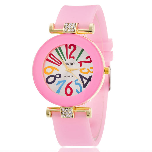 Reloj Digital de Gelatina con Diamante - Image 6