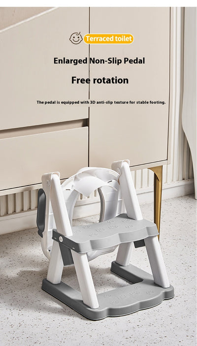 Escalera de Baño Infantil con Asiento de Inodoro y Reposapiés - Image 24