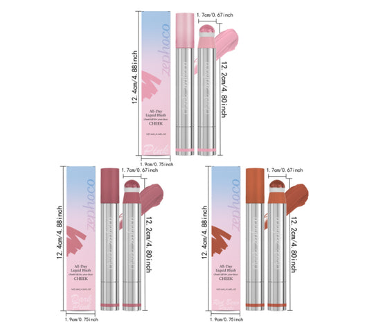 Correctora Multifunción con Iluminador, Rubor y Brillo Labial - Image 9