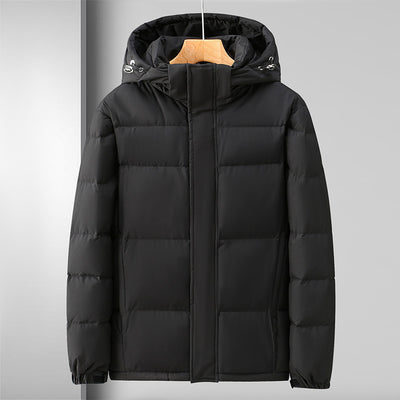 Chaqueta Impermeable con Plumón para Hombre - Corte Holgado con Capucha - Image 3