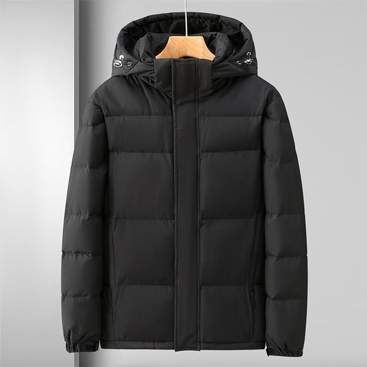 Chaqueta Impermeable con Plumón para Hombre - Corte Holgado con Capucha - Image 3