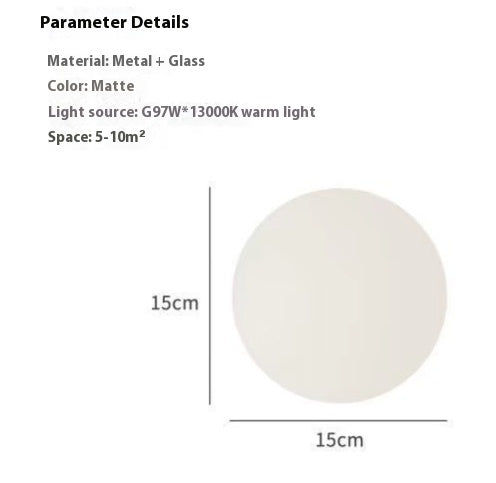 Lámpara de Pared Minimalista de Diseño en Vidrio Esférico - Image 7