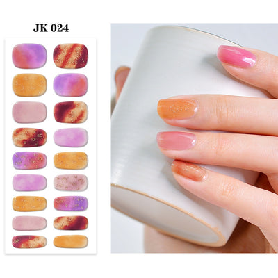 Pegatinas de Uñas UV Gel Semi-curadas Impermeables - Pure Desire Wind Wear - Image 22