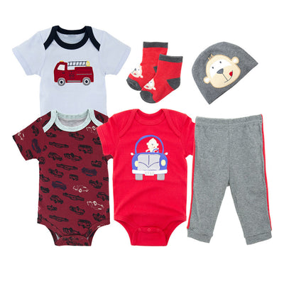 Conjunto de 5 Piezas para Bebé Verano Manga Corta - Image 12