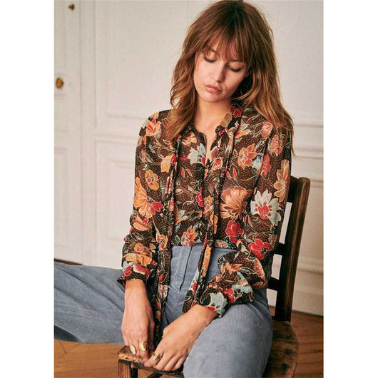 Blusa Romántica Floral Estilo Retro Francés - Image 7
