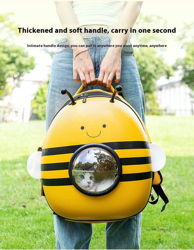 Mochila Transportadora Espacial 3D para Mascotas con Diseño de Abeja - Image 15