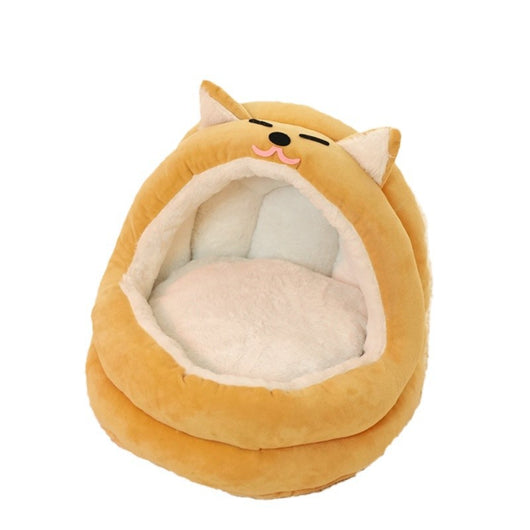Cama Térmica Acogedora para Gatos y Perros Pequeños - Nido Cálido y Confortable