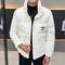 Chaqueta de Plumas Casual con Cuello Mao para Hombre