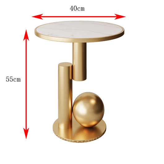 Mesa de Noche Minimalista de Hierro para Dormitorio - Image 4