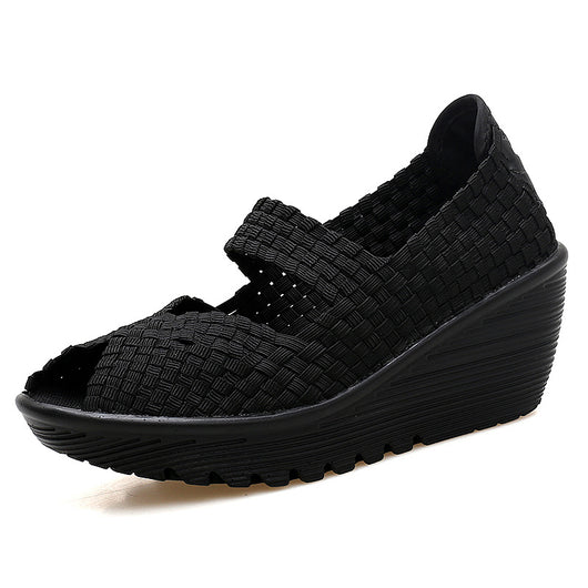 Zapatos Tejidos a Mano sin Cordones para Mujer - Comodidad Casual - Image 6