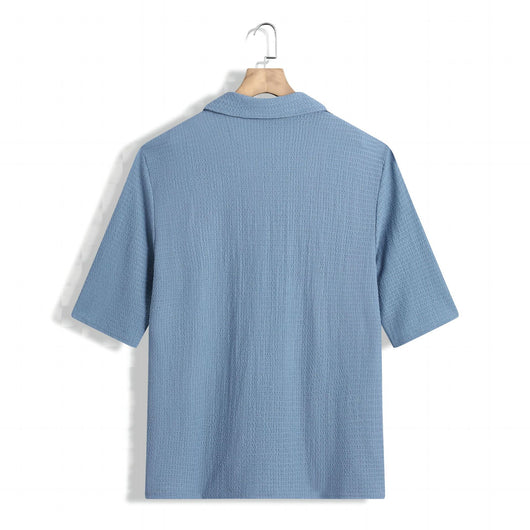 Conjunto Casual de Verano para Hombre: Playera Manga Corta y Pantalón Recto Cómodo - Image 22