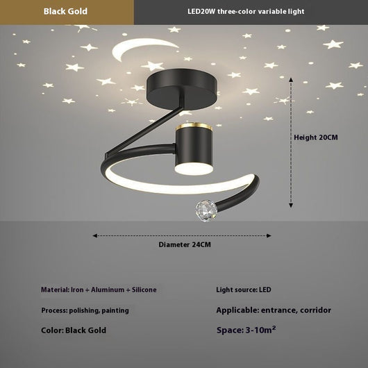 Lámpara de Pasillo Minimalista Cielo Estrellado Diseño Moderno - Image 6