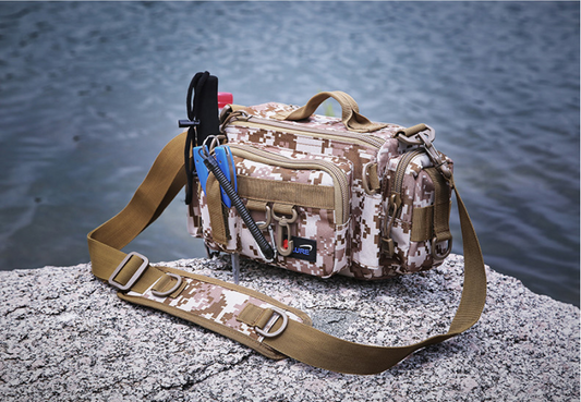 Bolsa Multifuncional Impermeable 5 en 1 - Cintura, Hombro, Mensajero y Pértiga