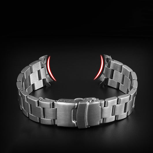 Pulsera de Acero Inoxidable Macizo con Cinco Cuentas para Buceo - Image 8