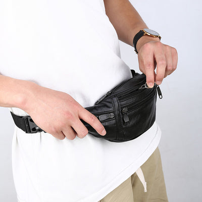 Bolsa Pectoral Deportiva Impermeable Multi-Capa para Negocios y Aventura - Image 4