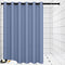 Linho Azul Glaciar, Buraco Grande Cortina Individual 100 x 180