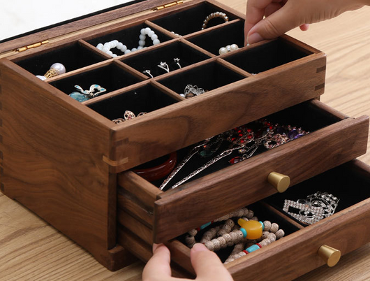 Gabinete de Almacenamiento en Madera Maciza para Cosméticos - Image 9